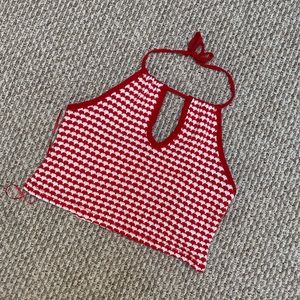 Zara knit halter tops